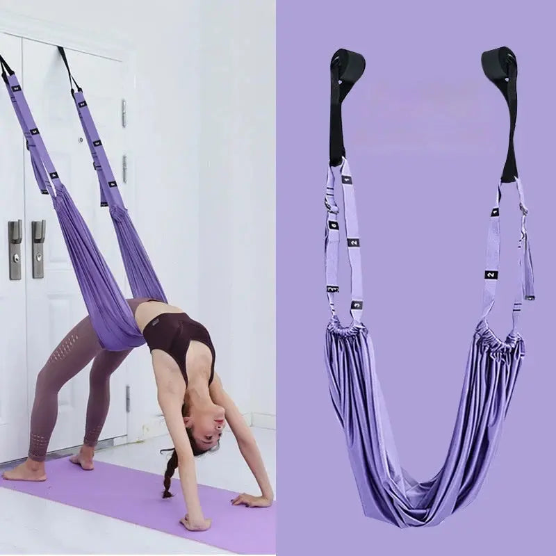 AirLoom Fit Aerial Yoga Strap - Yelopi Purple