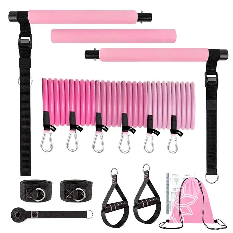 ResistX Home Training Set - Yelopi Pink-Set-180LBS