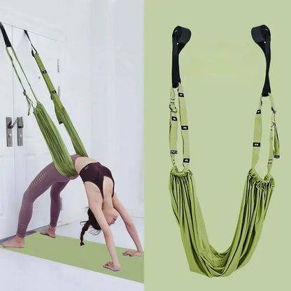 AirLoom Fit Aerial Yoga Strap - Yelopi Green