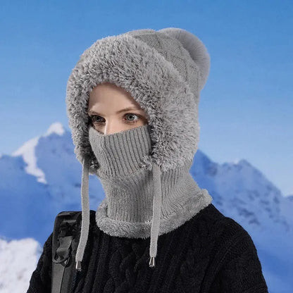 ArcticShield Knitted Hood - Yelopi - Grey