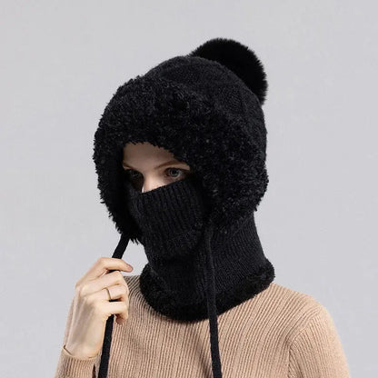 ArcticShield Knitted Hood - Yelopi - Black