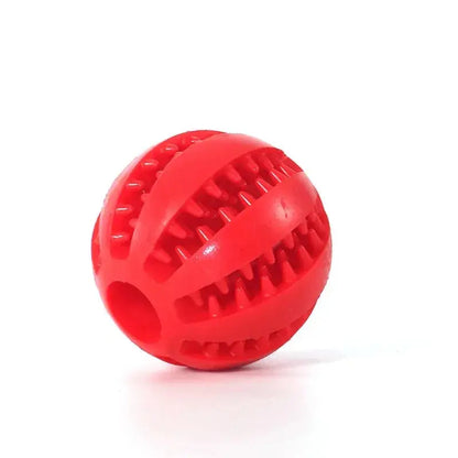 Bouncy Buddy Dog Chew Ball - Red color - Yelopi