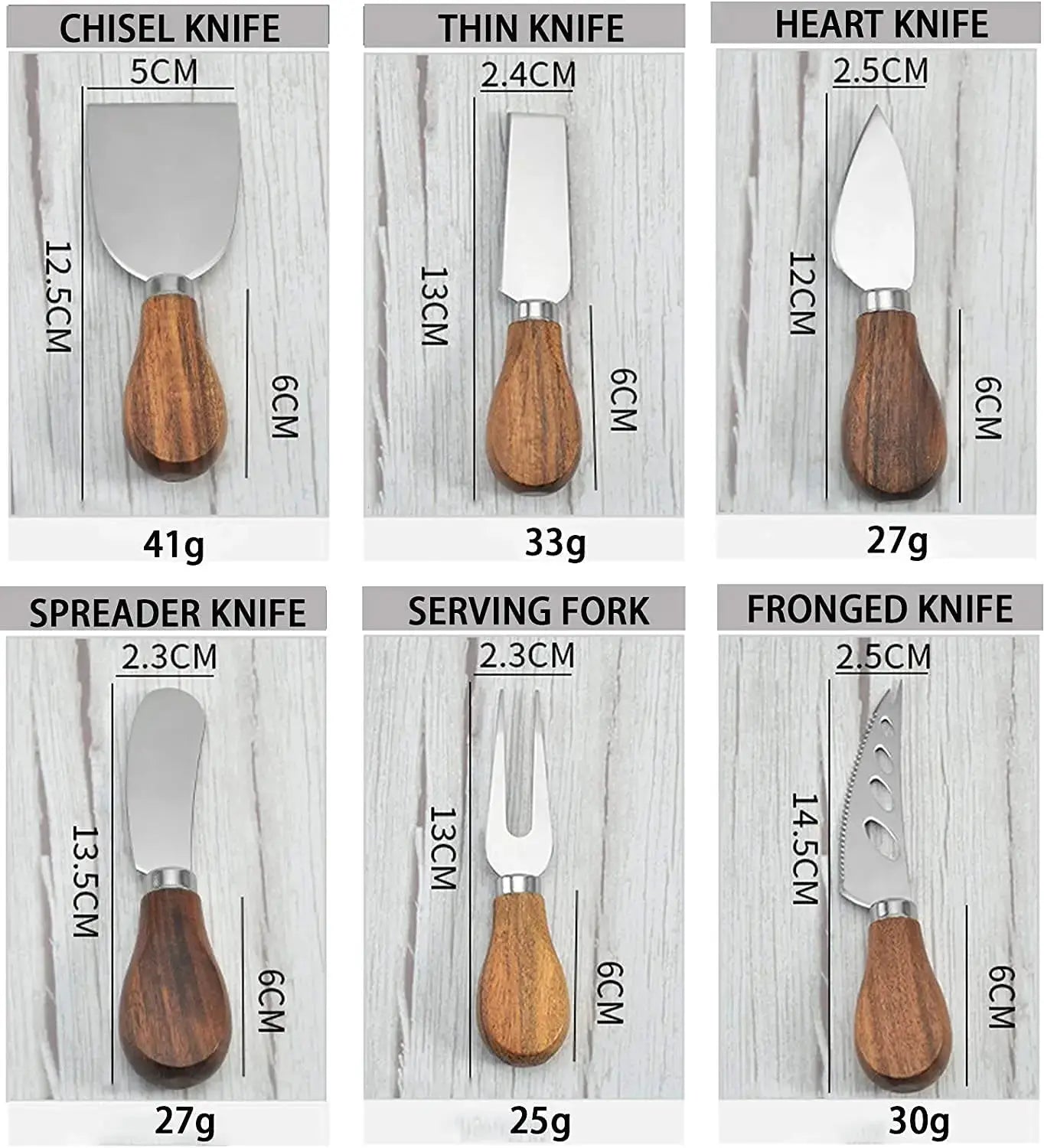 Charcuterie Gourmet Knives Collection - Yelopi