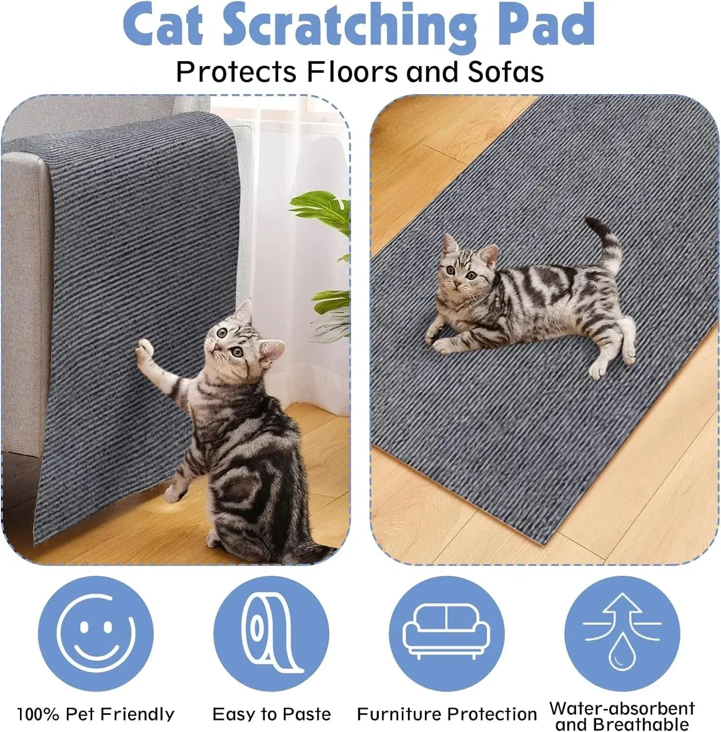 ClawComfort Cat Scratching Mat - Yelopi