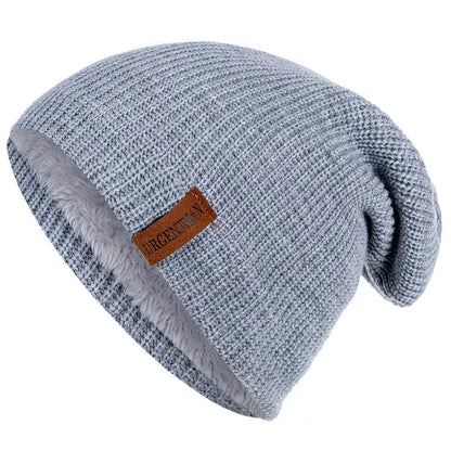 CosyClassic Knitted Beanie - Yelopi Light-Grey-56cm-60cm