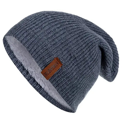 CosyClassic Knitted Beanie - Yelopi Dark-Grey-56cm-60cm