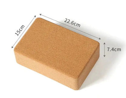 EcoGrip Cork Yoga Block - Yelopi - size
