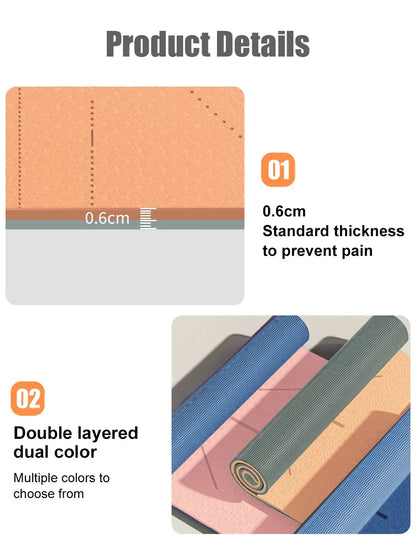 EcoGrip Fitness & Yoga Mat - Yelopi