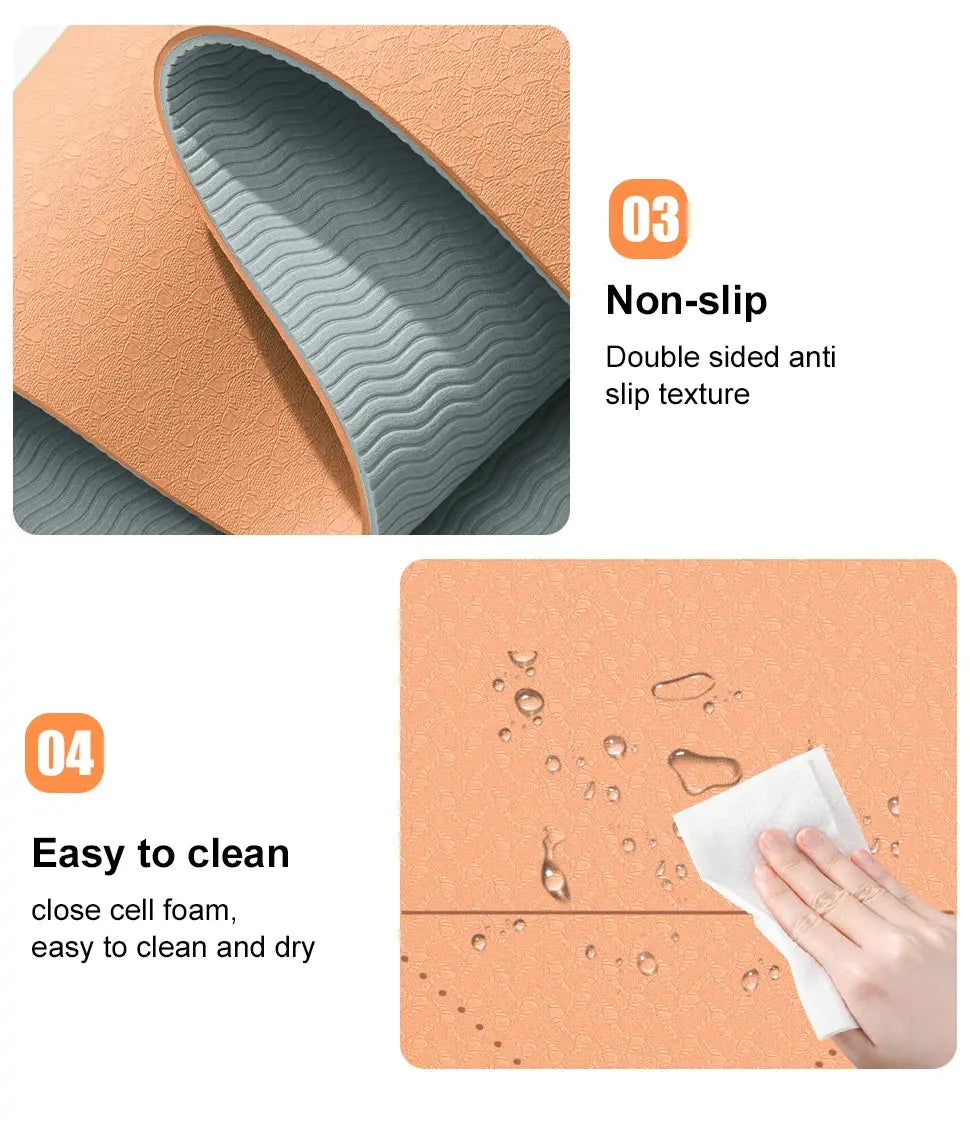 EcoGrip Fitness & Yoga Mat - Yelopi