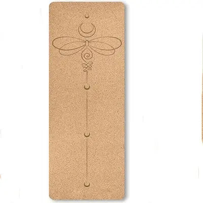 EcoHarmony Reversible Yoga Mat - Yelopi Dragonfly
