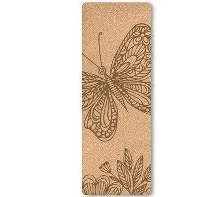 EcoHarmony Reversible Yoga Mat - Yelopi Butterfly