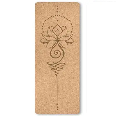 EcoHarmony Reversible Yoga Mat - Yelopi Lotus-Pillar