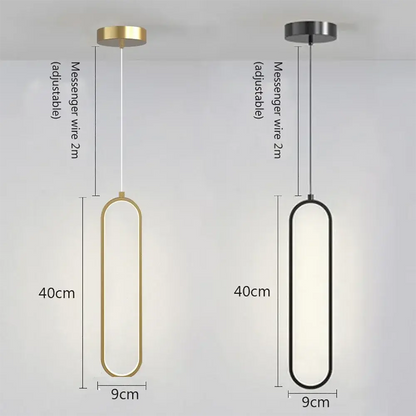 GlideGlow Minimalist LED Pendant - Yelopi