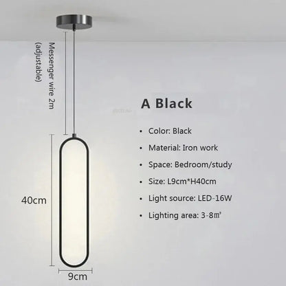 GlideGlow Minimalist LED Pendant - Yelopi