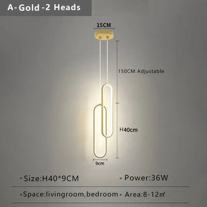 GlideGlow Minimalist LED Pendant - Yelopi