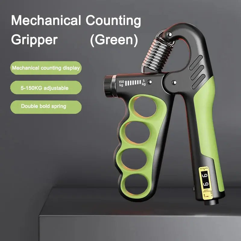 GripFlex Power Enhancer - Yelopi Green - mechanical counting