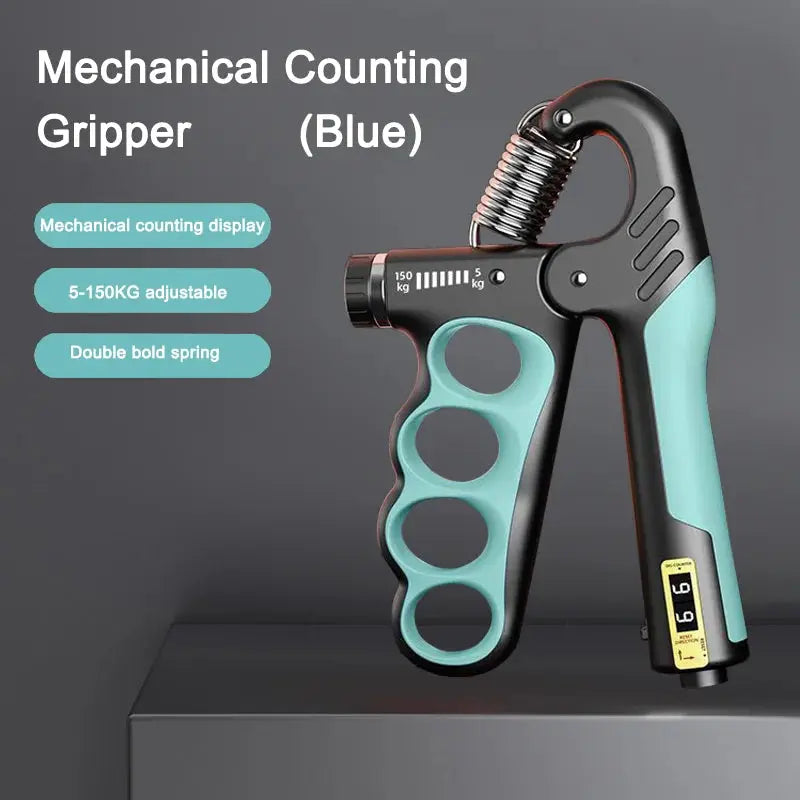 GripFlex Power Enhancer - Yelopi Blue - mechanical counting