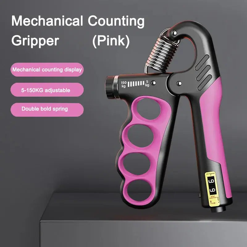 GripFlex Power Enhancer - Yelopi Pink - mechanical counting