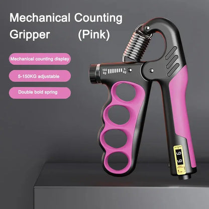 GripFlex Power Enhancer - Yelopi Pink - mechanical counting