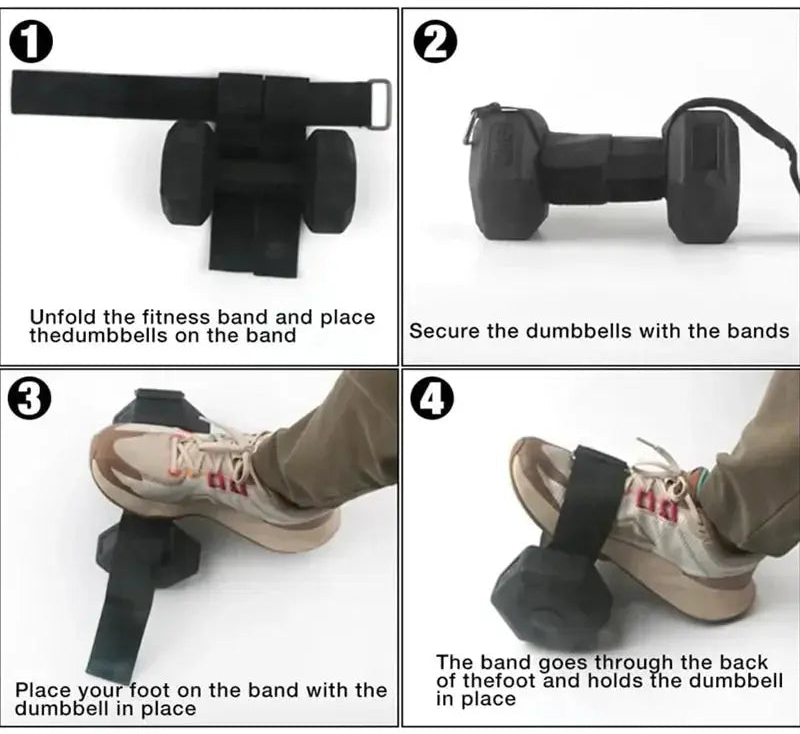 HomeGym Ankle Boosters Portable leg training equipment demonstration - Yelopi