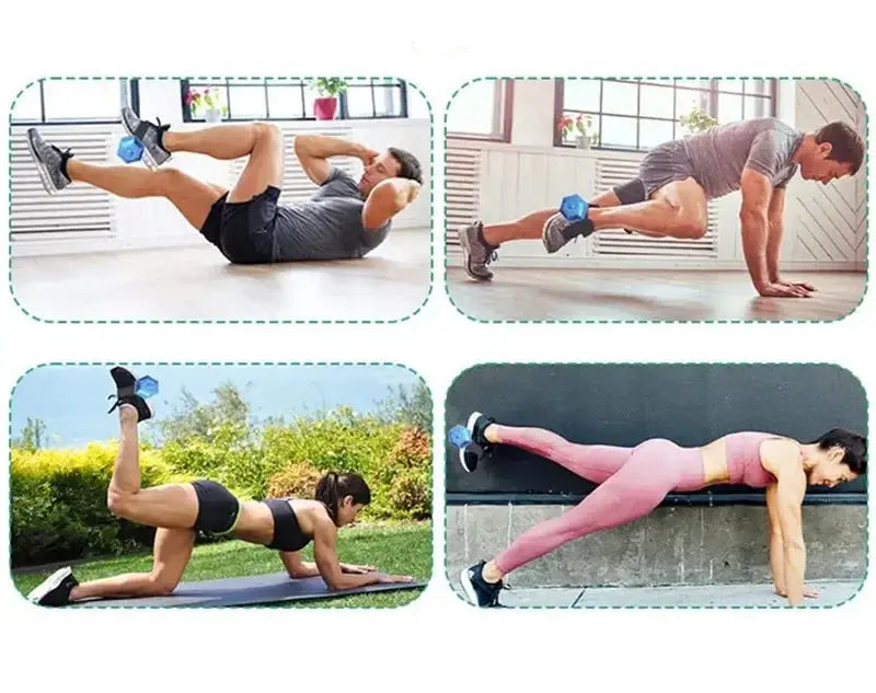 HomeGym Ankle Boosters Portable leg training equipment demonstration workout in use - Yelopi