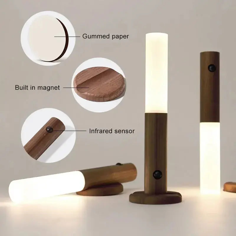 Motion LED Light GlowCraft - Yelopi - gummed paper - Build in magnet - Infrared sensor