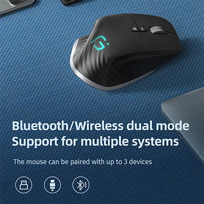 Multi-Device Ergonomic Wireless Mouse - Yelopi