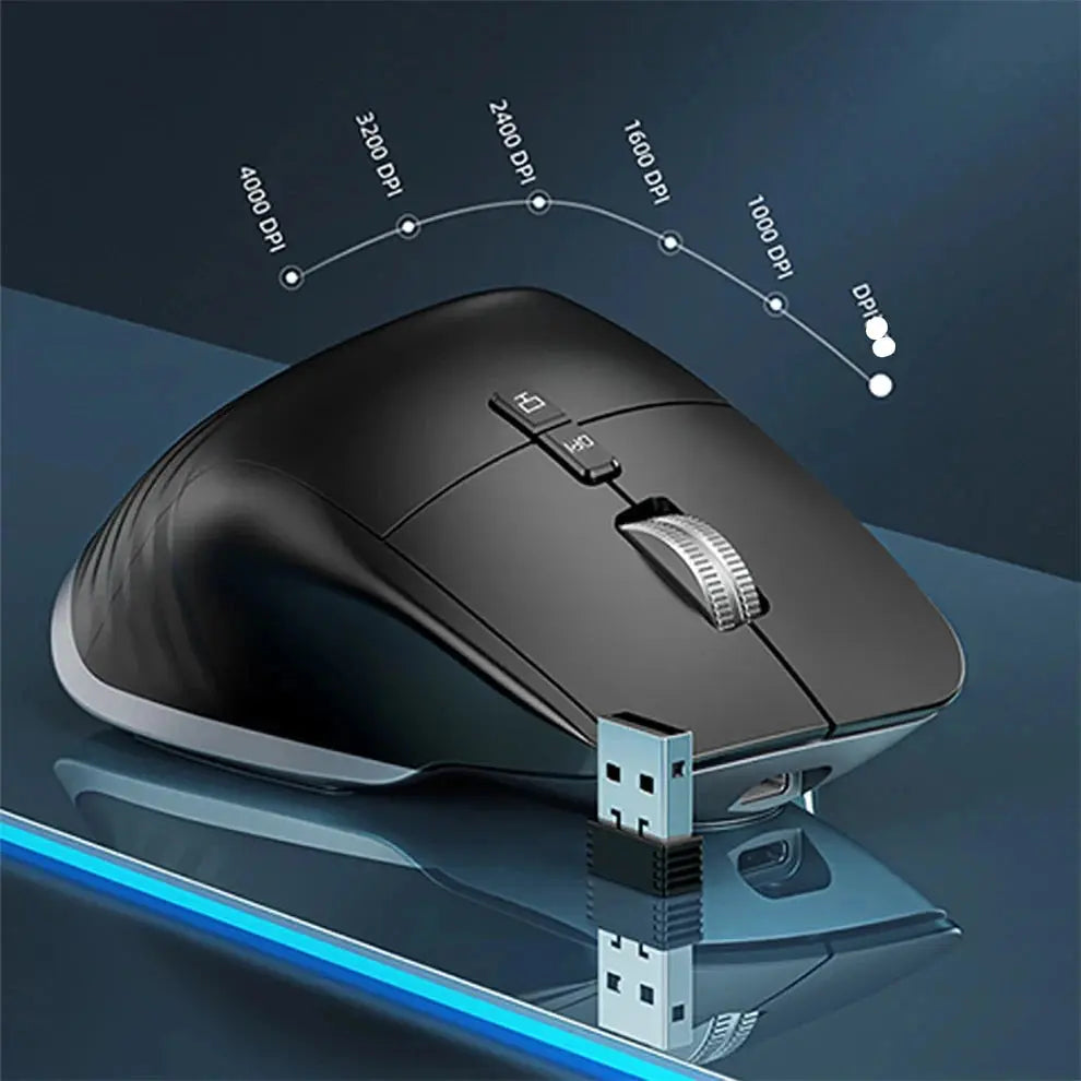 Multi-Device Ergonomic Wireless Mouse - Yelopi