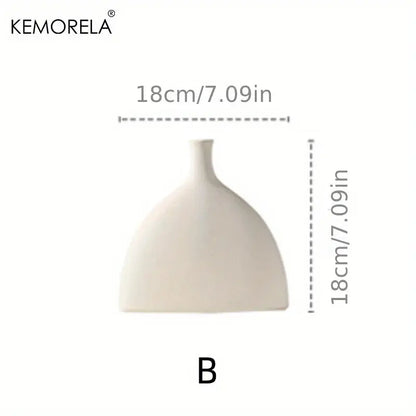 Nordic Circular Hollow Ceramic Vase - Yelopi