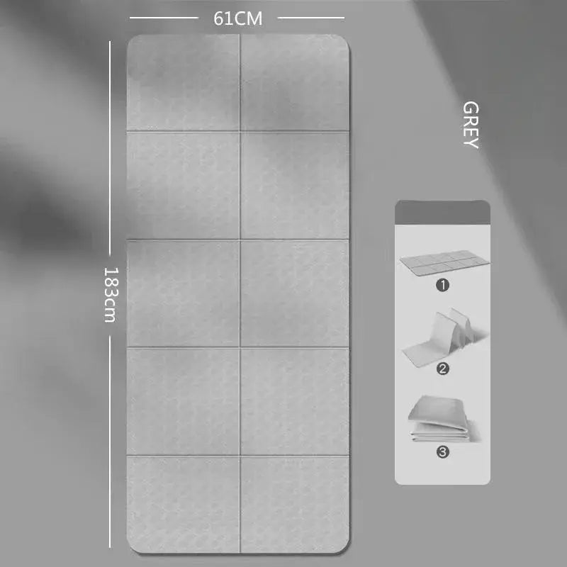 PosePerfect Pilates Mat - Yelopi Gray