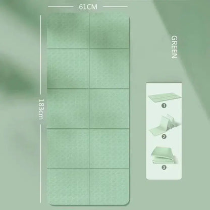 PosePerfect Pilates Mat - Yelopi Green