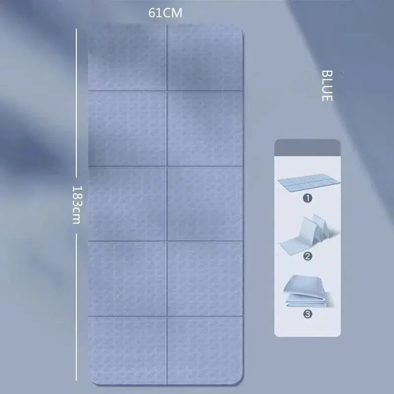 PosePerfect Pilates Mat - Yelopi Blue