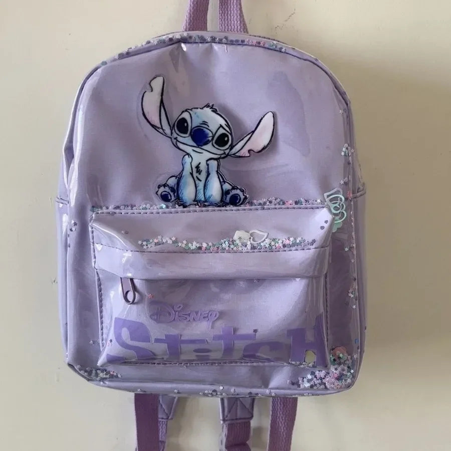 Bolsa para llevar con purpurina de Stitch