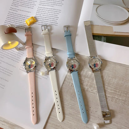 Stitch Elegance Girl's Watch