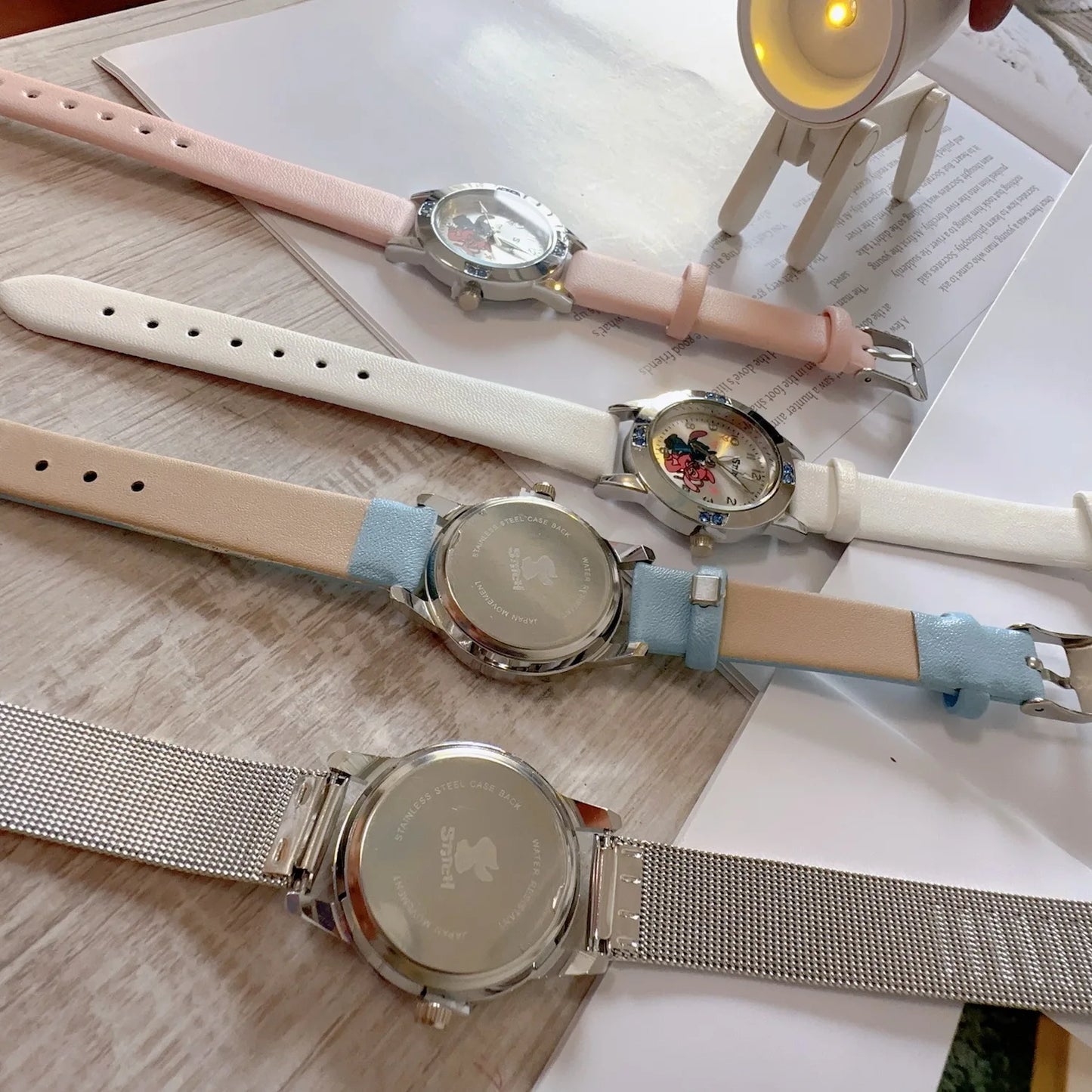 Stitch Elegance Girl's Watch