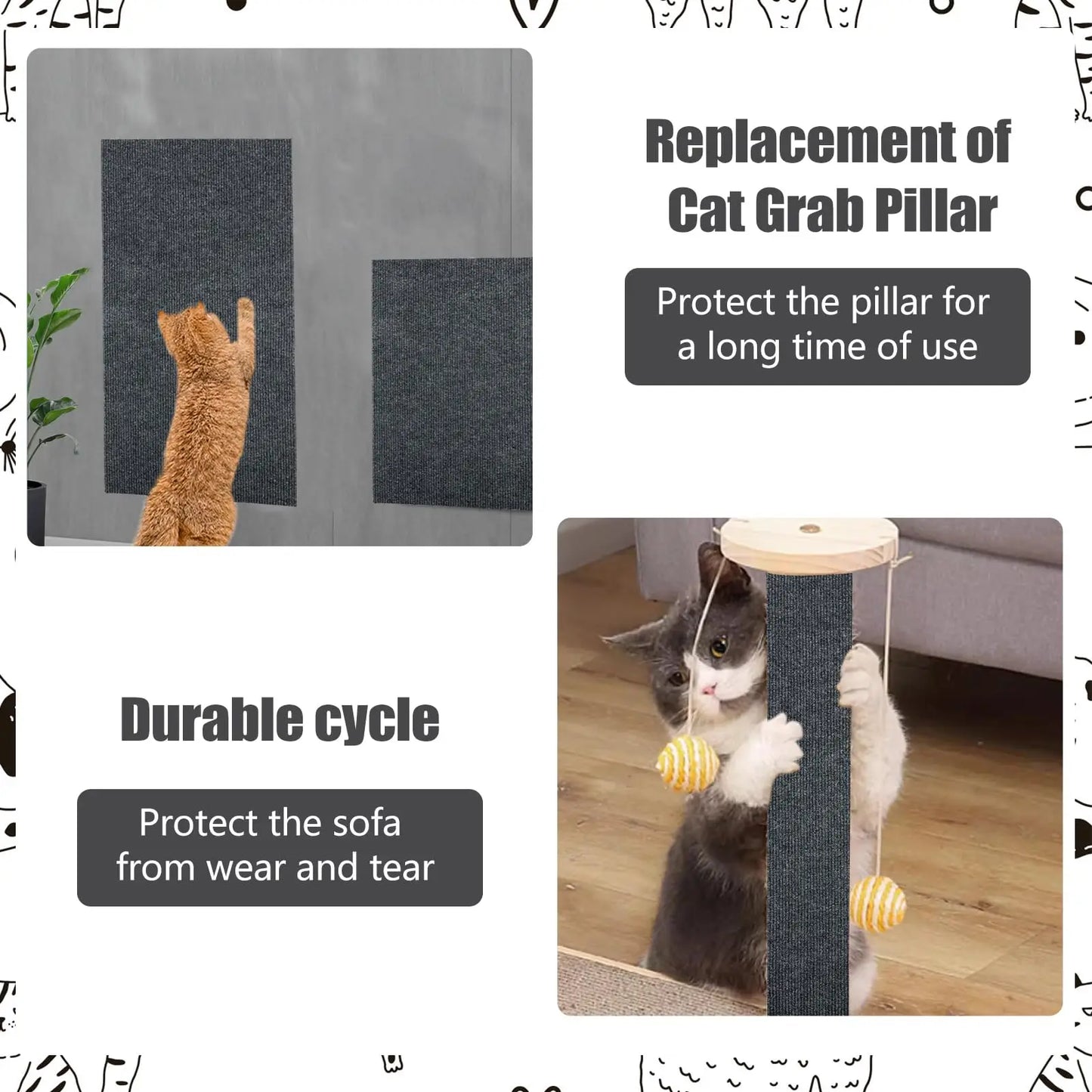 ClawComfort Cat Scratching Mat