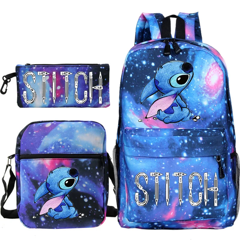 Ensemble de sacs à dos magiques Stitch (3 pièces)