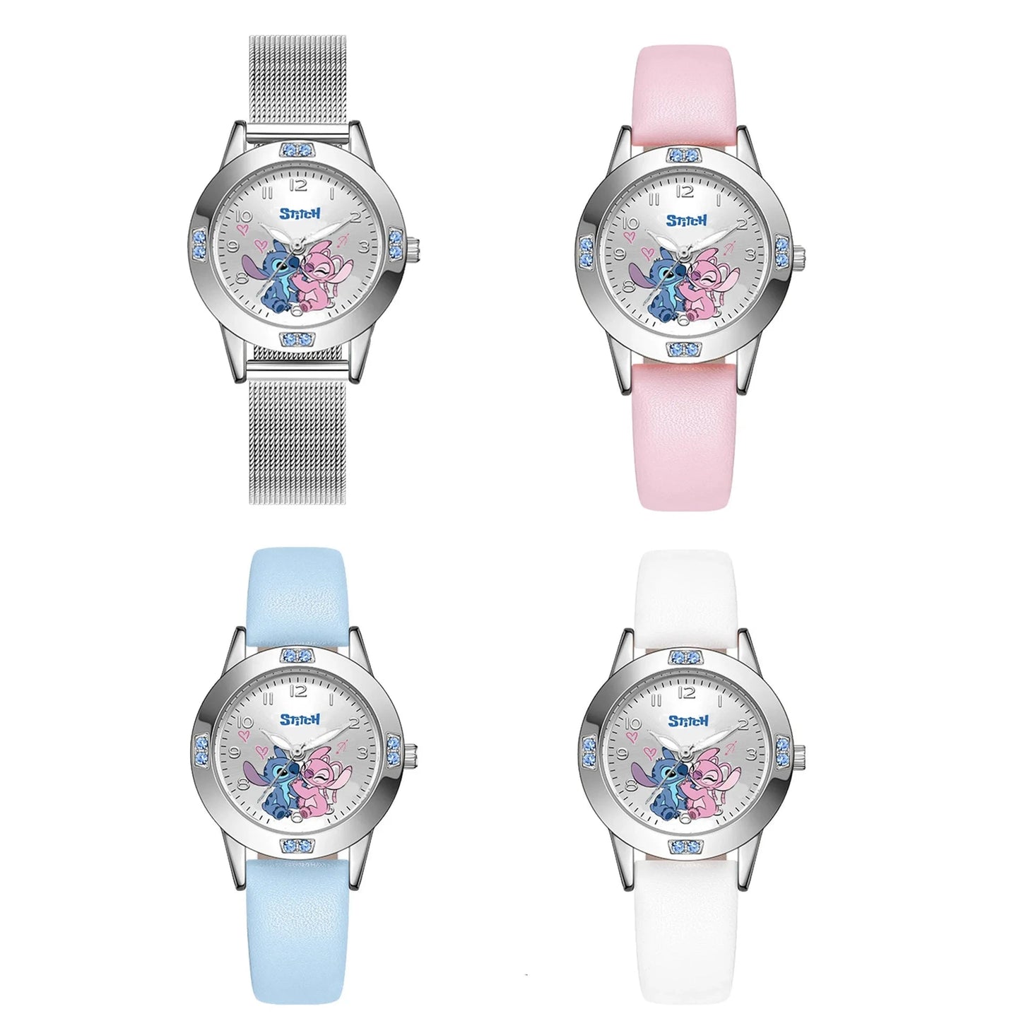 Stitch Elegance Girl's Watch