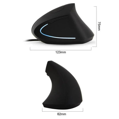 Souris ergonomique verticale RGB pour droitier