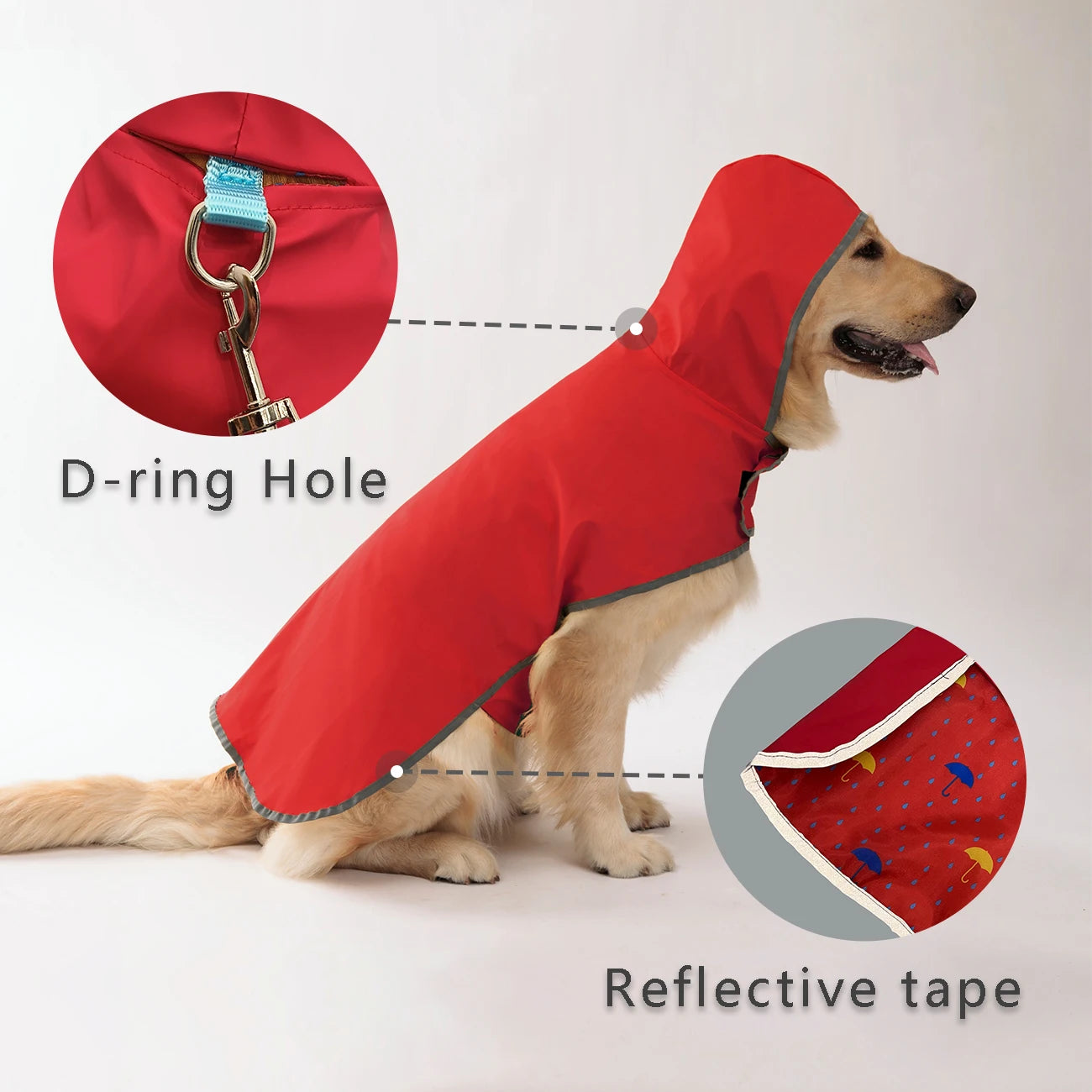 Chubasquero impermeable para perros para todo tipo de clima