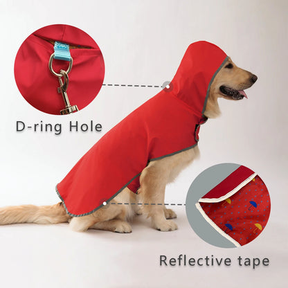 All Weather Waterproof Dog Raincoat