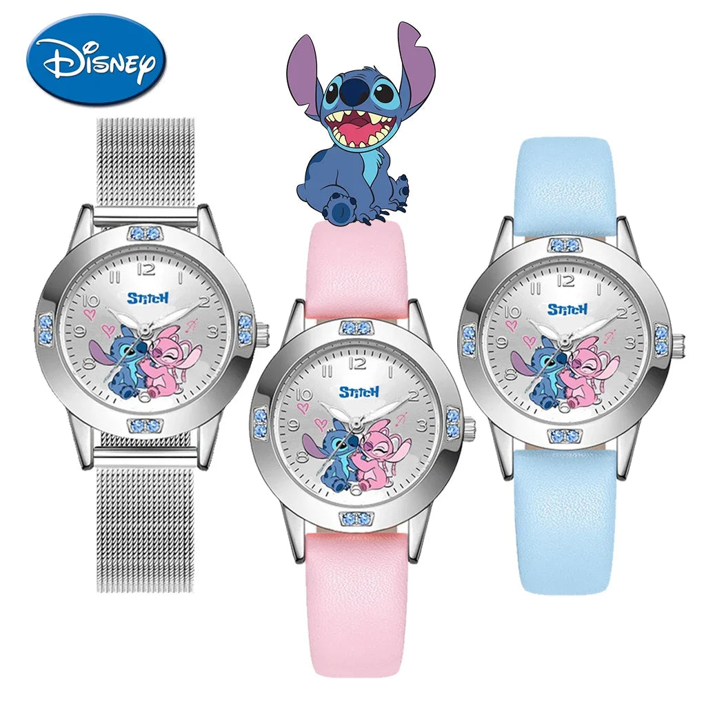 Stitch Elegance Girl's Watch