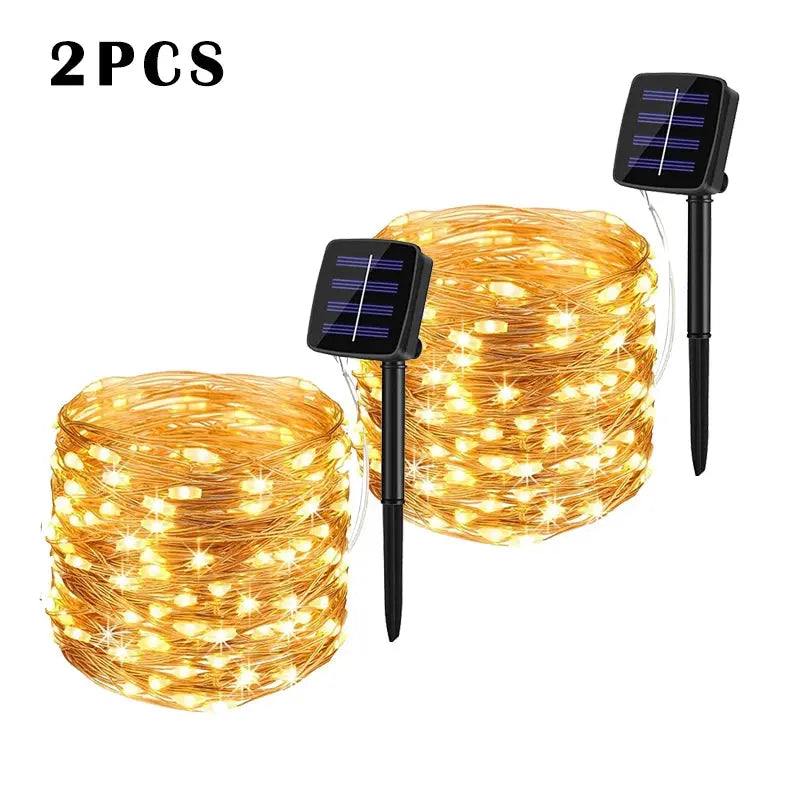 SolarTwinkle Decor Light Strings - Yelopi  - 2 Pcs - Warm color