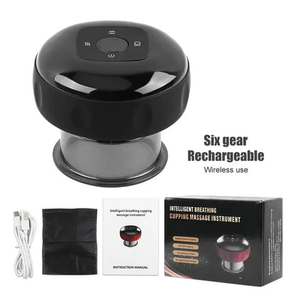 SuctionSpa Massage Cup - Yelopi Black-6-Gear