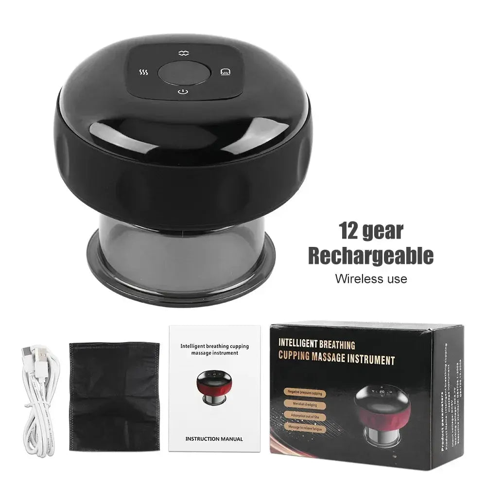 SuctionSpa Massage Cup - Yelopi Black-12-Gear