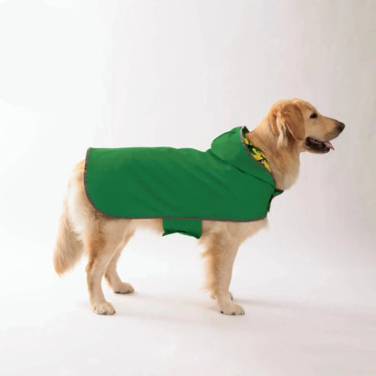 Waterproof-Dog-Coat-All-Wheather - green-color- Yelopi