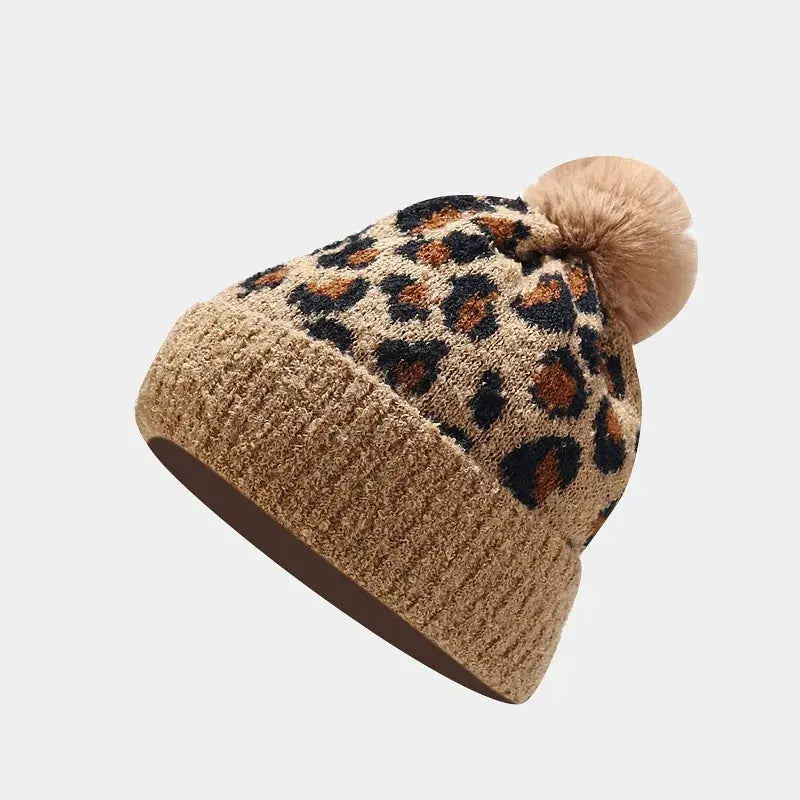 WildWarm Leopard Knitted Set - Yelopi - Beanie