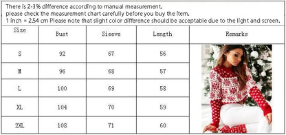 WinterBloom Women’s Sweater - Yelopi - Size Chart